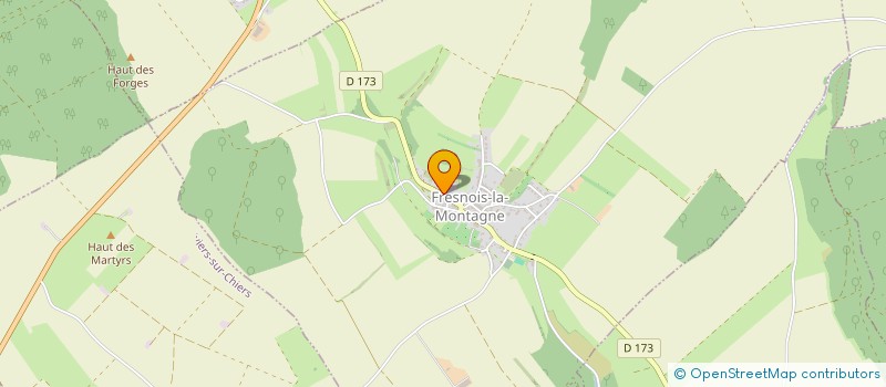 localisation de l'entreprise MONSIEUR RENAUD DEFOSSE  FRESNOIS-LA-MONTAGNE