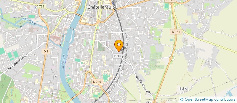 localisation de l'entreprise MONSIEUR RENAUD DEGEORGES à CHATELLERAULT