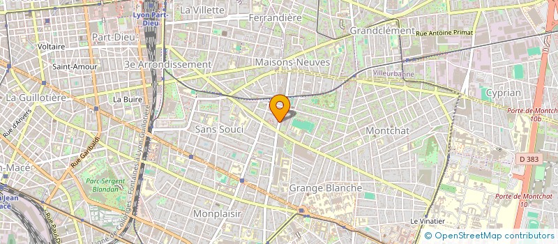 localisation de l'entreprise MONSIEUR RENAUD DELATTRE  LYON