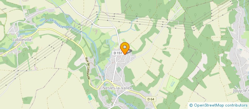 localisation de l'entreprise MONSIEUR RENAUD DERBIN  NESLES-LA-VALLEE