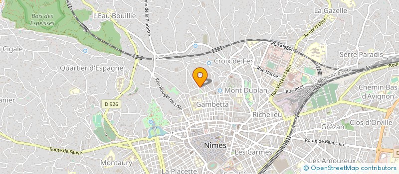 localisation de l'entreprise MONSIEUR RENAUD DESPLAS  NIMES