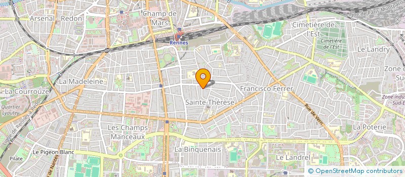 localisation de l'entreprise MONSIEUR RENAUD DESRUES  RENNES