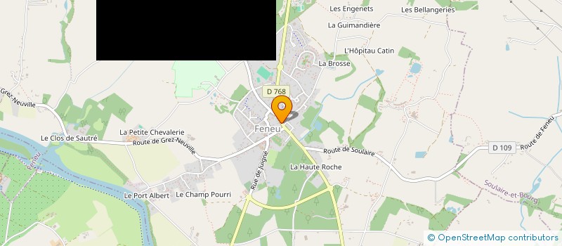 localisation de l'entreprise MONSIEUR RENAUD DEVALIERE  FENEU