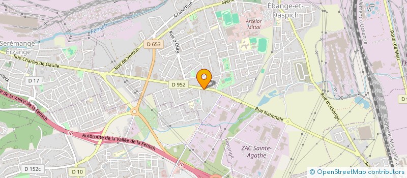 localisation de l'entreprise MONSIEUR RENAUD DEVILLE  FLORANGE