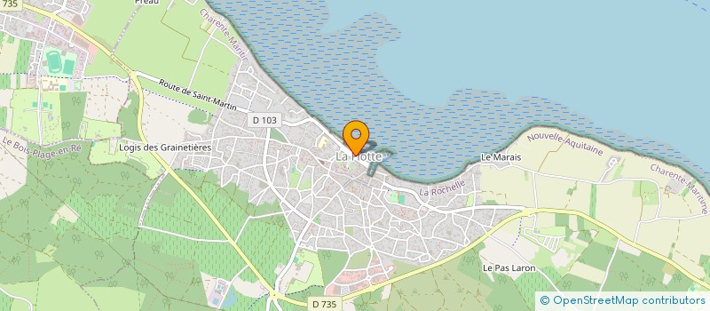 localisation de l'entreprise MONSIEUR RENAUD DOEBELI  LA FLOTTE