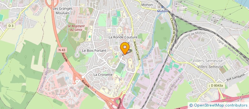 localisation de l'entreprise MONSIEUR RENAUD DONAT  CHARLEVILLE-MEZIERES