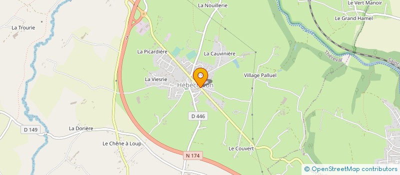 localisation de l'entreprise MONSIEUR RENAUD DUCHATEL  THEREVAL