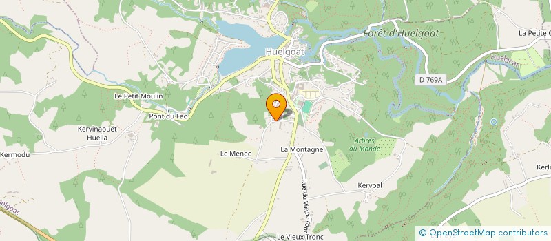 localisation de l'entreprise MONSIEUR RENAUD DUMARCAY  HUELGOAT