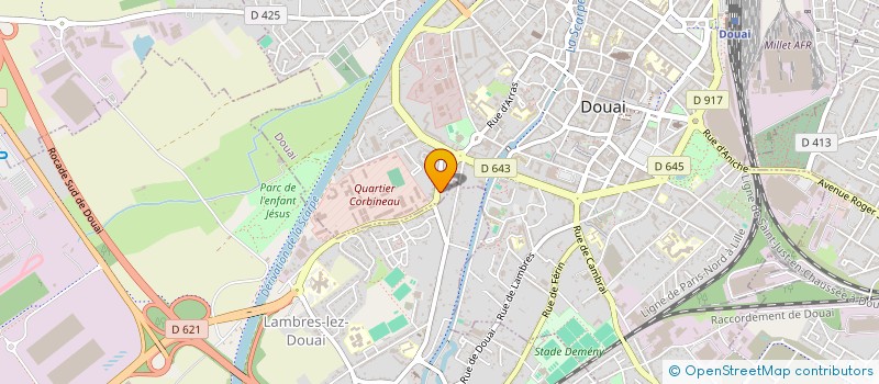 localisation de l'entreprise MONSIEUR RENAUD DUSSAUTOIR à DOUAI