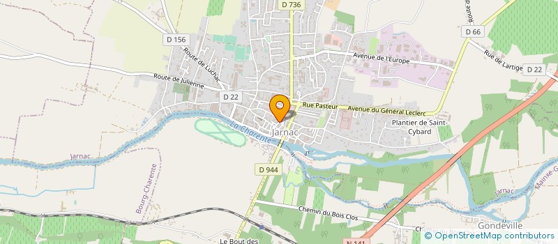 localisation de l'entreprise MONSIEUR RENAUD EDARD à JARNAC