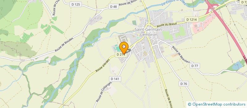 localisation de l'entreprise MONSIEUR RENAUD EYNARD  SAINT-GERMAIN-LEMBRON