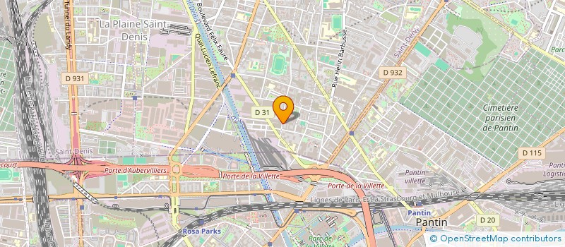 localisation de l'entreprise MONSIEUR RENAUD FARACE  AUBERVILLIERS