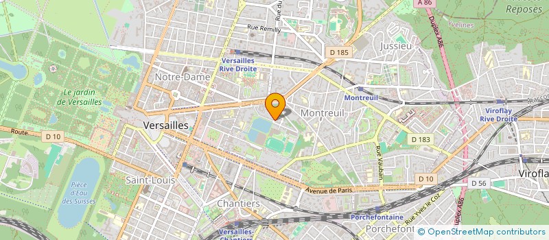 localisation de l'entreprise MONSIEUR RENAUD FAUCONNIER à VERSAILLES