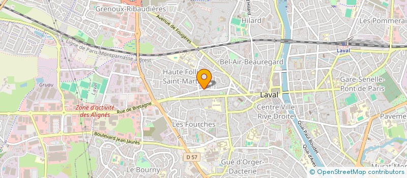 localisation de l'entreprise MONSIEUR RENAUD FERRAGU à LAVAL
