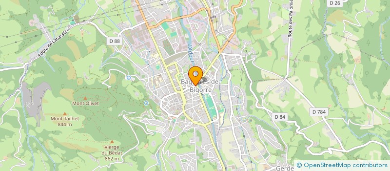 localisation de l'entreprise MONSIEUR RENAUD FERREIRA  BAGNERES-DE-BIGORRE