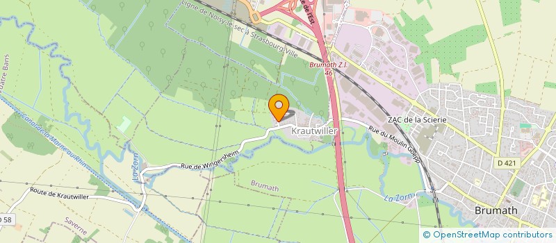 localisation de l'entreprise MONSIEUR RENAUD FILSER  KRAUTWILLER