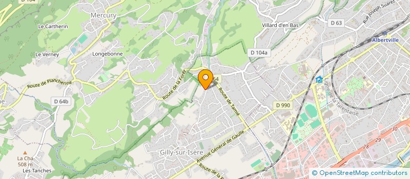 localisation de l'entreprise MONSIEUR RENAUD FONTI à GILLY-SUR-ISERE