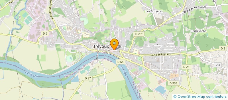 localisation de l'entreprise MONSIEUR RENAUD FOURT à TREVOUX