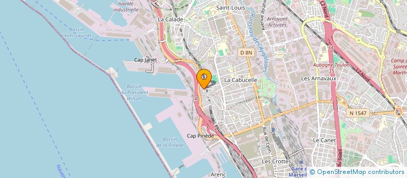 localisation de l'entreprise MONSIEUR RENAUD FRANCOU à MARSEILLE