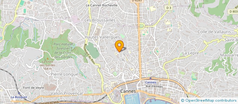 localisation de l'entreprise MONSIEUR RENAUD FRANDON à CANNES