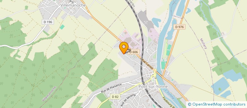 localisation de l'entreprise MONSIEUR RENAUD FUNTEN  PONT-SUR-YONNE