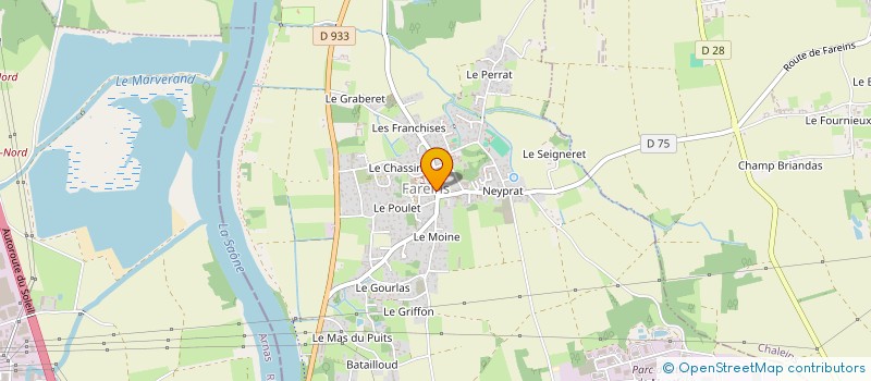 localisation de l'entreprise MONSIEUR RENAUD GARDON  FAREINS