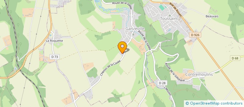 localisation de l'entreprise MONSIEUR RENAUD GERVAIS  GANZEVILLE