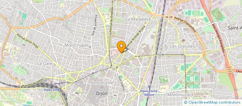 localisation de l'entreprise MONSIEUR RENAUD GEVREY  DIJON