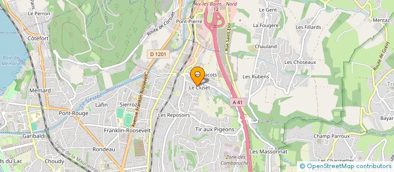 localisation de l'entreprise MONSIEUR RENAUD GIROUD à AIX-LES-BAINS