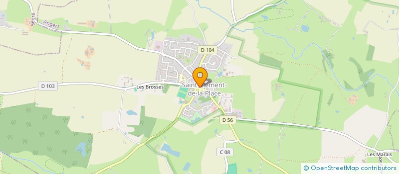 localisation de l'entreprise MONSIEUR RENAUD GOURDOUX  SAINT-CLEMENT-DE-LA-PLACE