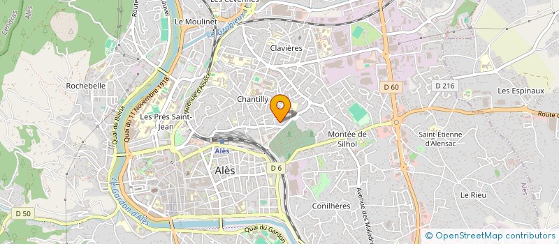 localisation de l'entreprise MONSIEUR RENAUD GRAMOLINI  ALES