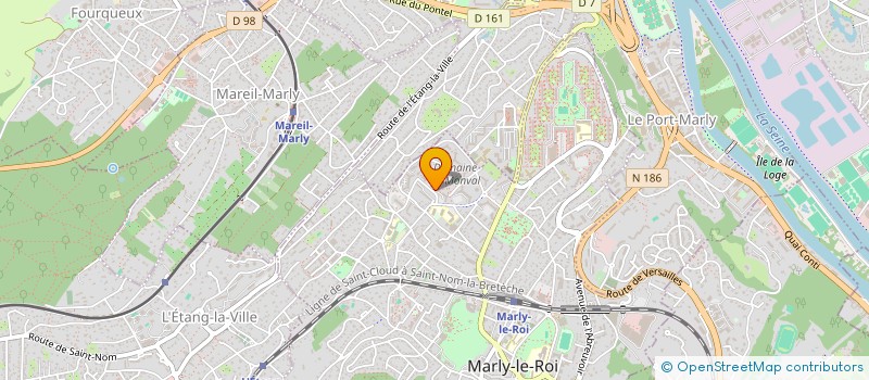 localisation de l'entreprise MONSIEUR RENAUD GRANDAMY  MARLY-LE-ROI