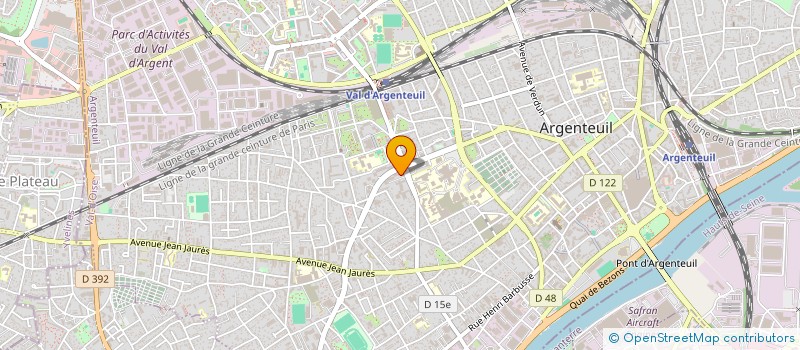 localisation de l'entreprise MONSIEUR RENAUD GUTIERREZ  ARGENTEUIL