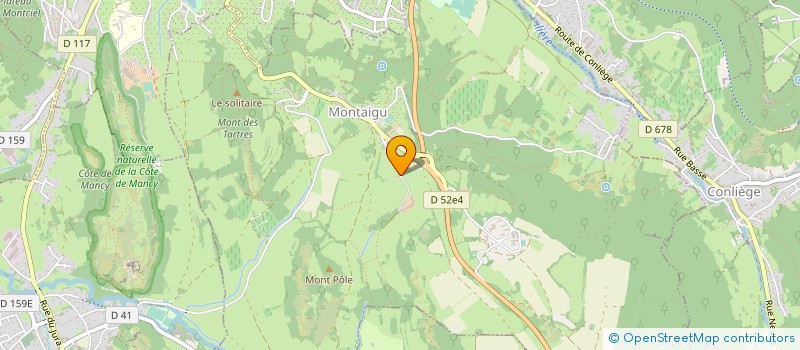 localisation de l'entreprise MONSIEUR RENAUD GUY  MONTAIGU