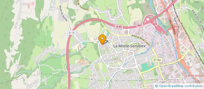 localisation de l'entreprise MONSIEUR RENAUD HATTERER  LA MOTTE-SERVOLEX