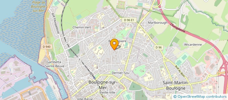 localisation de l'entreprise MONSIEUR RENAUD HEARLINGEN  BOULOGNE-SUR-MER