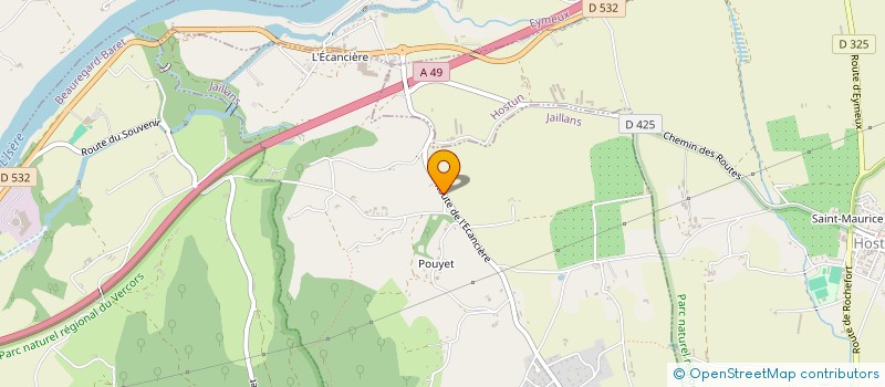 localisation de l'entreprise MONSIEUR RENAUD HELMINGER  JAILLANS