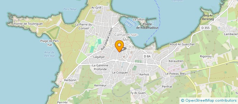 localisation de l'entreprise MONSIEUR RENAUD HERITIER  CAMARET-SUR-MER