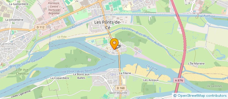 localisation de l'entreprise MONSIEUR RENAUD HETIER à LES PONTS-DE-CE
