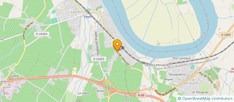 localisation de l'entreprise MONSIEUR RENAUD HOCQUELLET  VAYRES