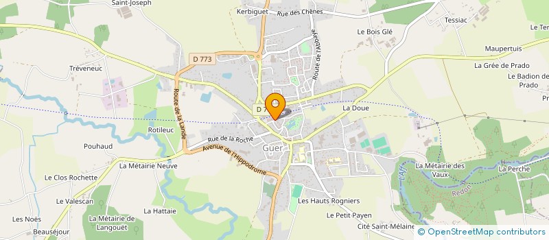 localisation de l'entreprise MONSIEUR RENAUD HORBETTE  GUER