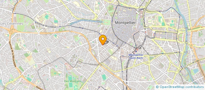 localisation de l'entreprise MONSIEUR RENAUD JACQUES à MONTPELLIER