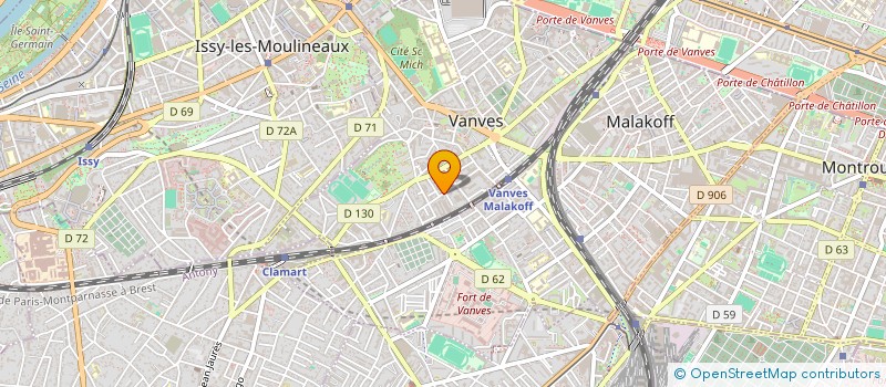 localisation de l'entreprise MONSIEUR RENAUD JARROSSAY  VANVES