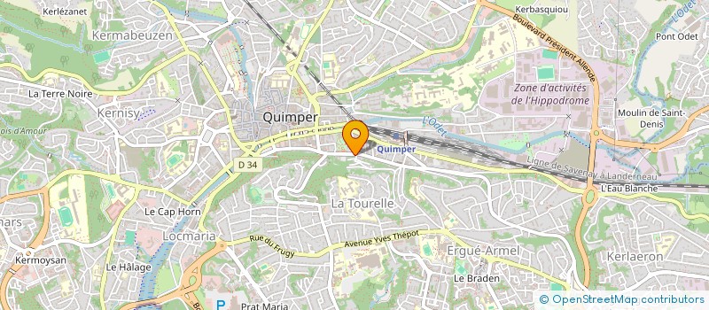 localisation de l'entreprise MONSIEUR RENAUD JOLLE à QUIMPER