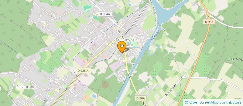 localisation de l'entreprise MONSIEUR RENAUD JOUBERT  FRESNES-SUR-ESCAUT