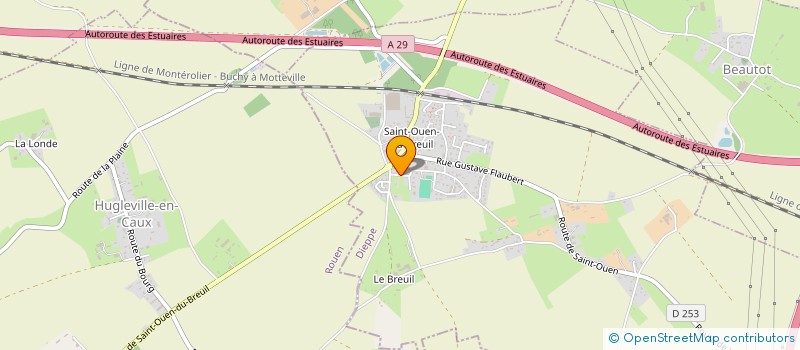 localisation de l'entreprise MONSIEUR RENAUD JUE  SAINT-OUEN-DU-BREUIL