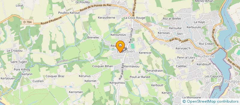 localisation de l'entreprise MONSIEUR RENAUD KERLOCH  AUDIERNE