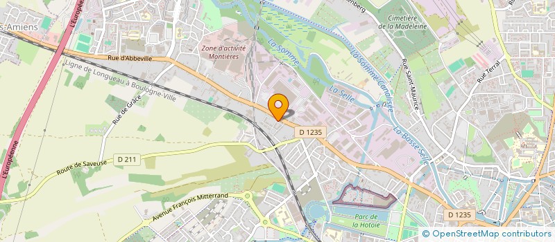 localisation de l'entreprise MONSIEUR RENAUD LANGLET à AMIENS
