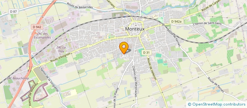localisation de l'entreprise MONSIEUR RENAUD LAUZEN à MONTEUX