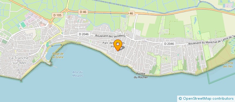 localisation de l'entreprise MONSIEUR RENAUD LE PARQUIC à LA TRANCHE-SUR-MER